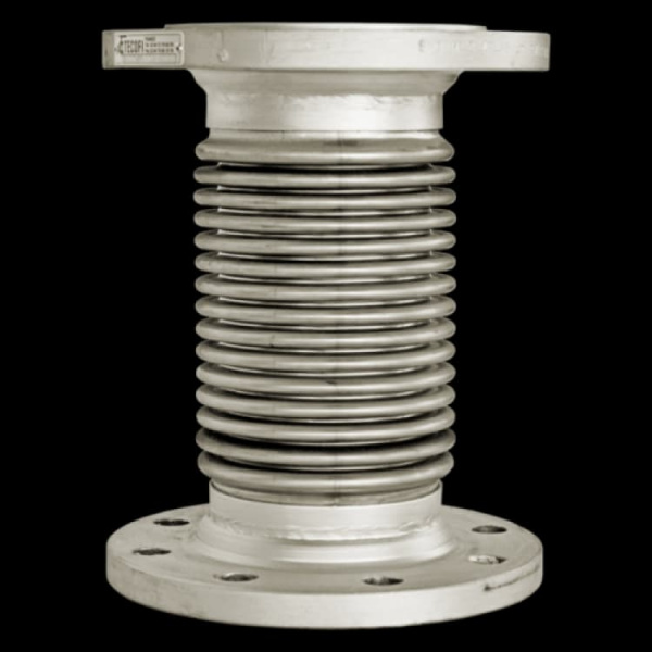 Компенсатор сильфонный осевой сталь нерж DI7250 Ду 32 Ру25 бар фл Tecofi MVT50