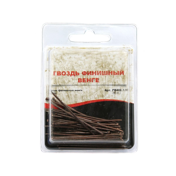 Гвозди финишные венге 1,4х50 (блистер)