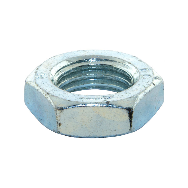 Гайка низкая с левой резьбой М8 оцинкованная DIN439 (ЗАКАЗ)