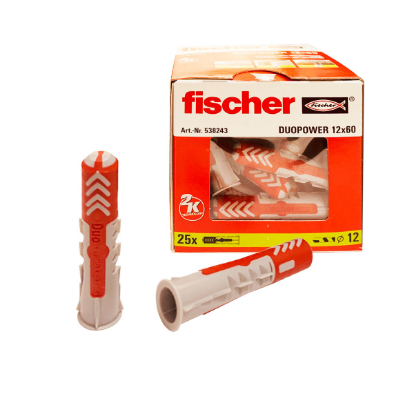 Дюбель DuoPower 12х60мм FISCHER