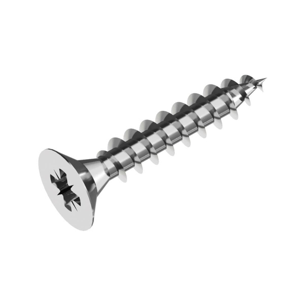 Шуруп потай гл крест шл для ДСП 3.5х16 DIN 9050 A2 (БЛИСТЕР - 20шт)