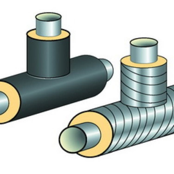 Тройник в изоляции ППУ-ОЦ-1 стальной 133 32