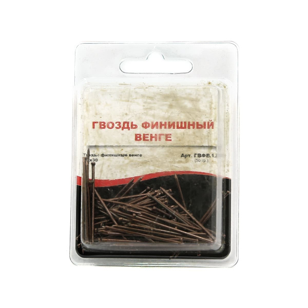 Гвозди финишные венге 1,2х30 (блистер)