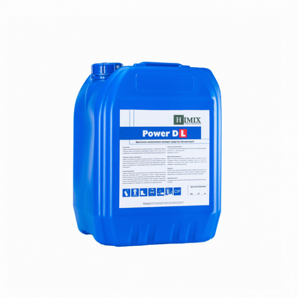 HIMIX “POWER DL” Жидкое щелочное низкопенное моющее средство с содержанием активного хлора 5 килограмм
