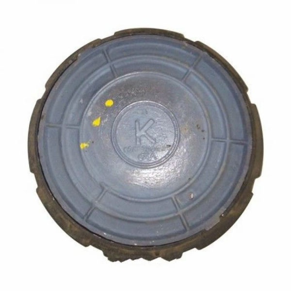 Люк чугунный (К) канал. Л (легкий) круглый (А30) m=64кг 30 кН Кронтиф Россия