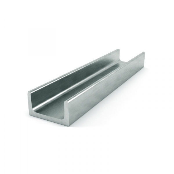 Швеллер гнутый нержавеющий AISI 304 (08Х18Н10) 180х80х3 мм