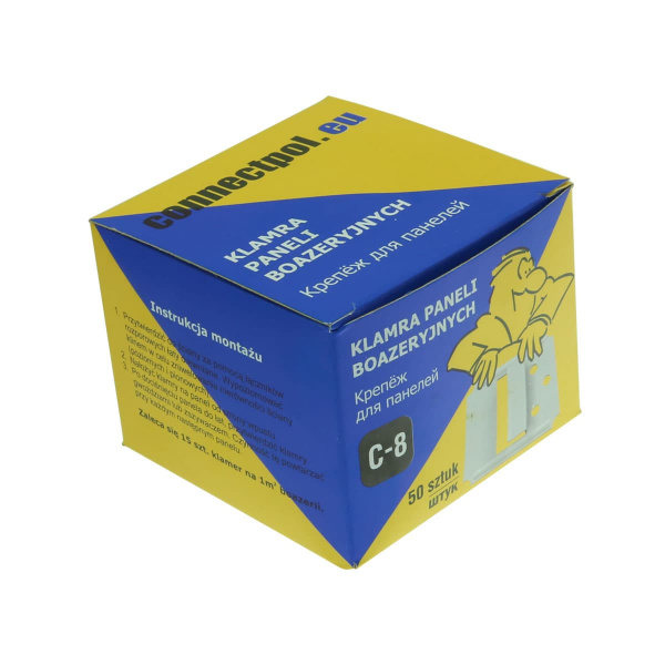 Клямеры №8 (50) блокхаус