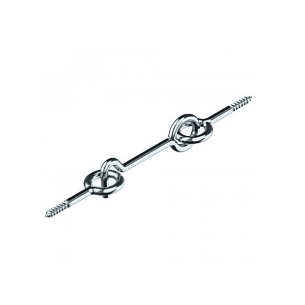 Крючок с шуруп-кольцом 45х120 А2