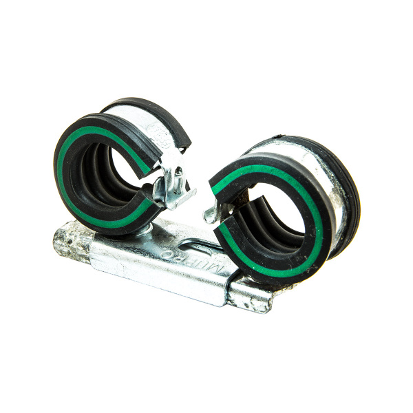 Хомут Mupro Vario Twin Clip с зел. полосой 1/2