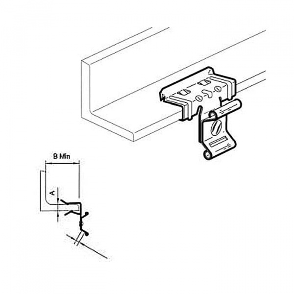 Зажим балочный под хомут 15-20/25 Sinard