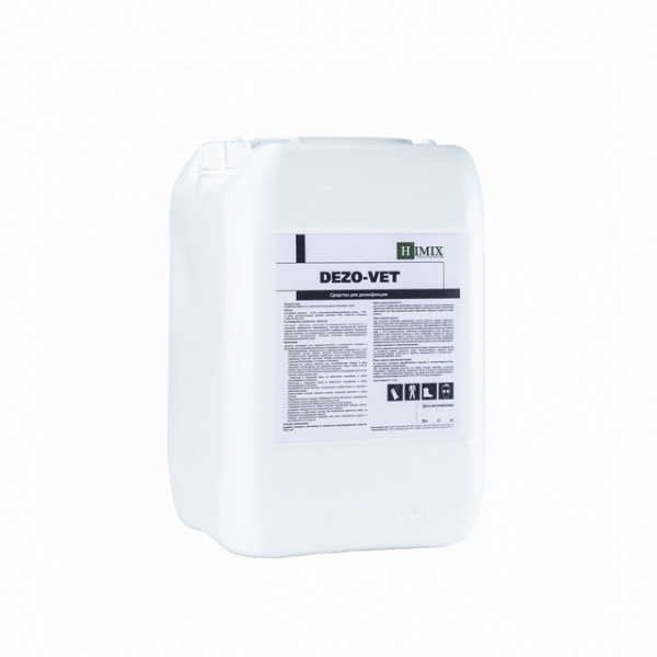 HIMIX “DEZO-VET” Дезинфекционное средство Предназначено для дезинфекции объектовветеринарного надзора и профилактики инфекционных болезней животных 21 килограмм