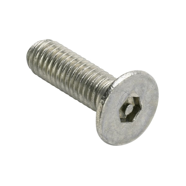 Винт антивандальный HEX потай M10 x 25 с внутренней направляющей (H60) (БЛИСТЕР - 4шт)