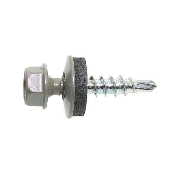 С/р. 4,8х35 кров., сверло RAL-9006/серебр.металлик